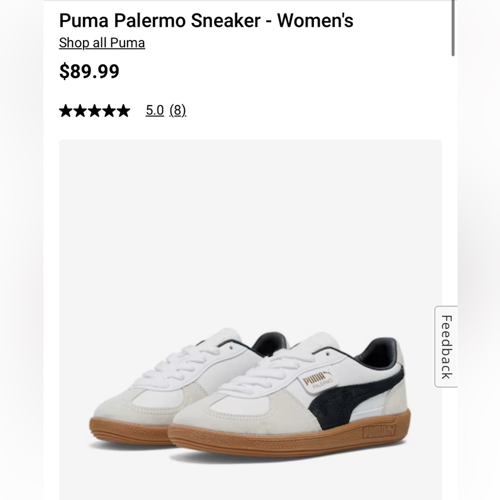 Brand New Puma Palermo women’s size 8